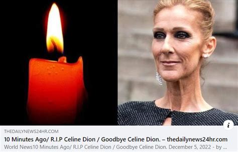 celine dion death fake|Celine Dion did not die in a plane crash .